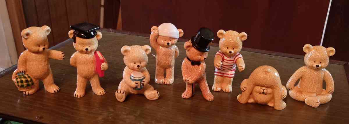 Danbury mint bone China bear collection