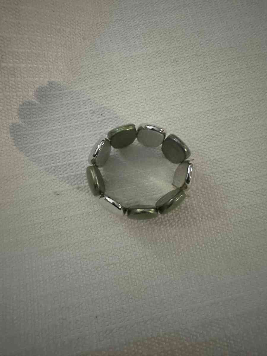 Green and Silver bracelet