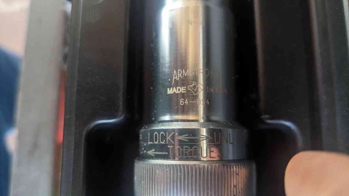 3l4 torque wrench Armstrong