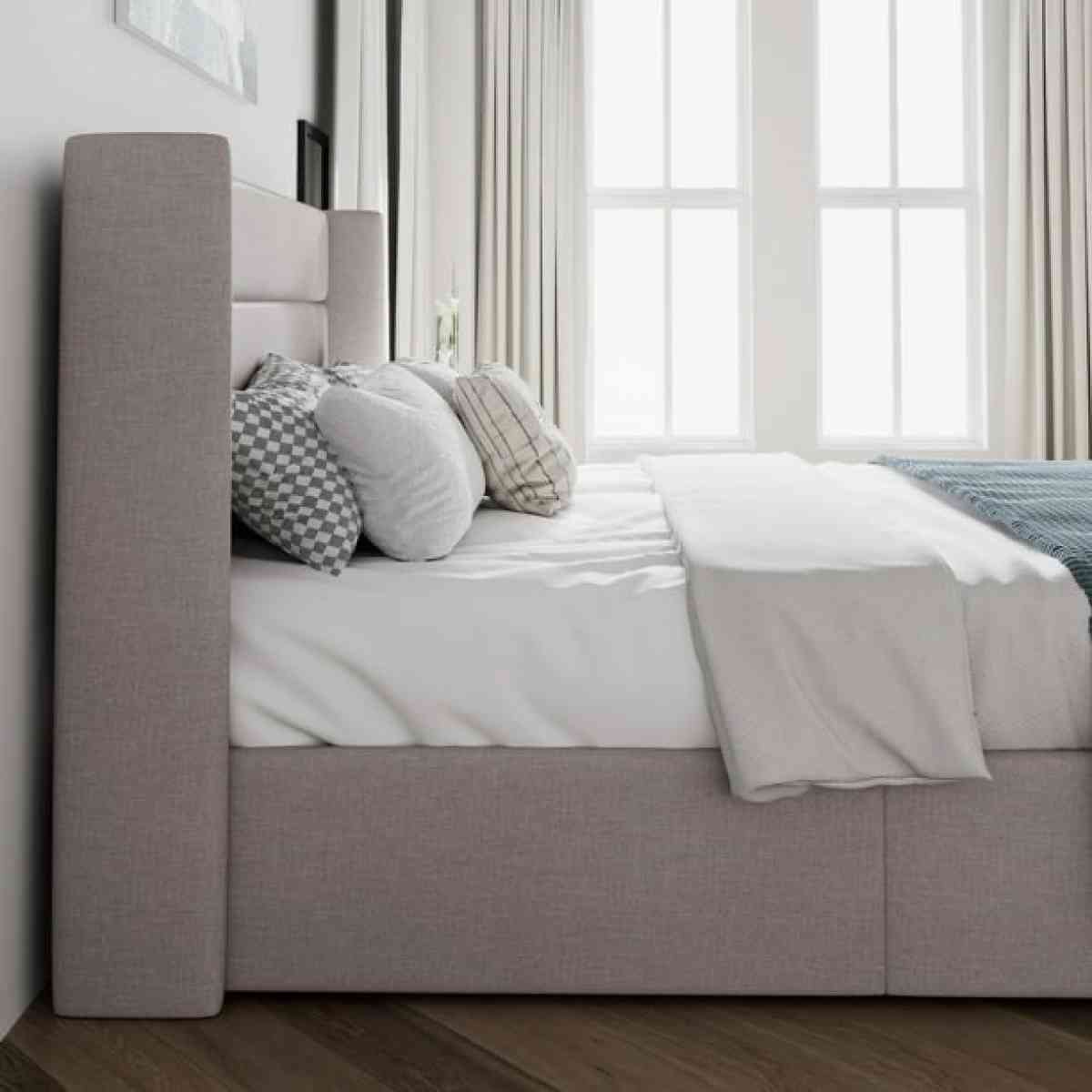 full Size120Full Size Lift Up Platform Bed Frame with Uphols