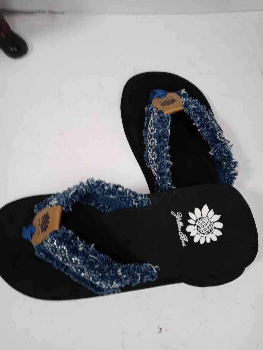 Yellow Box Flip Flops