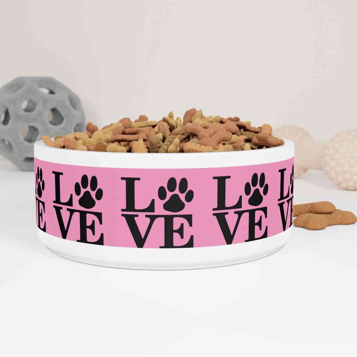 Customized dog bowl