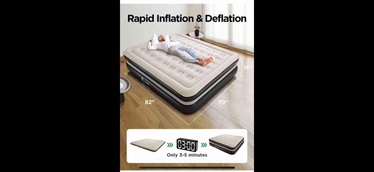 king air mattress with built in pump