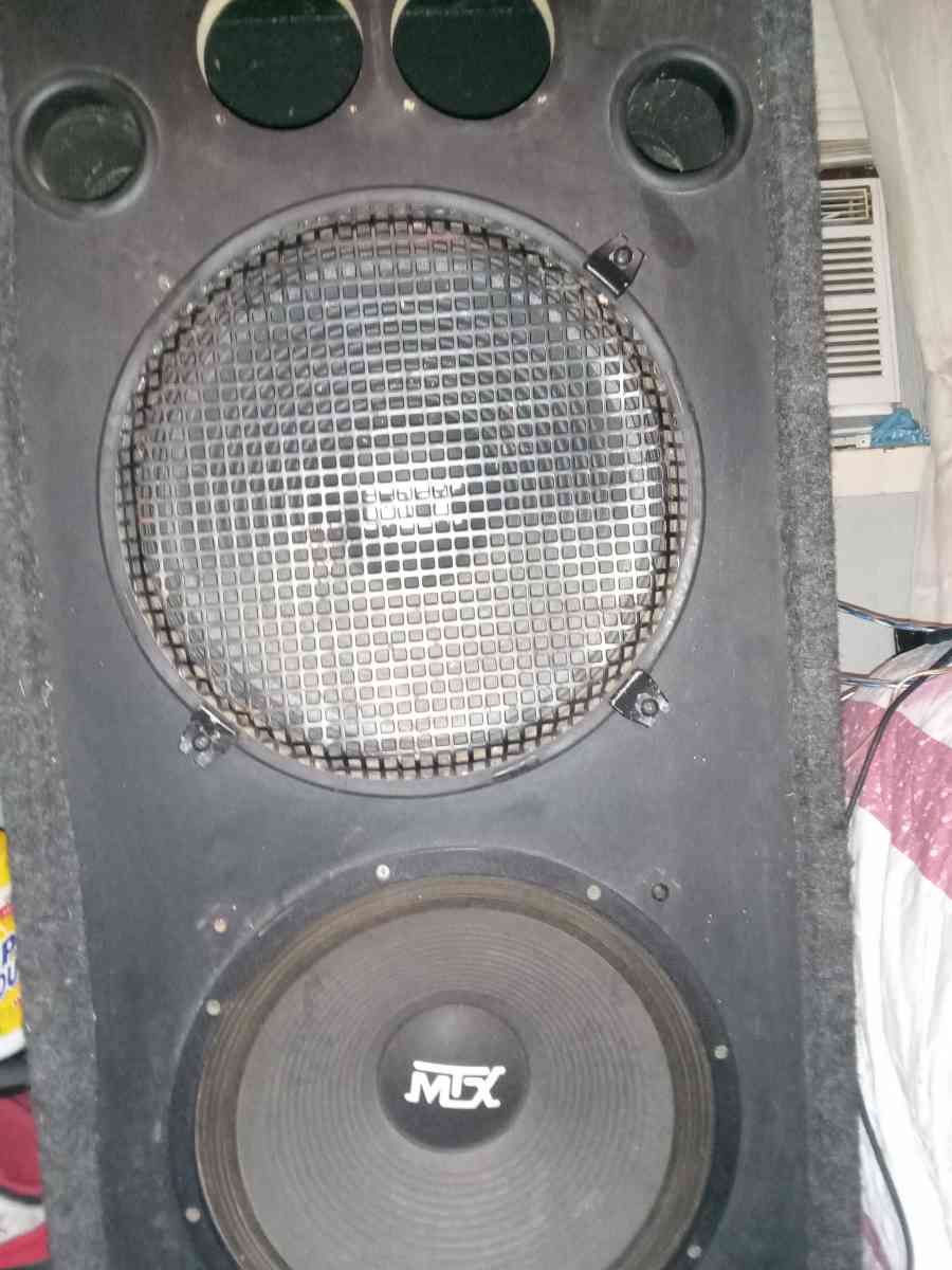 15in MTX SS speakers