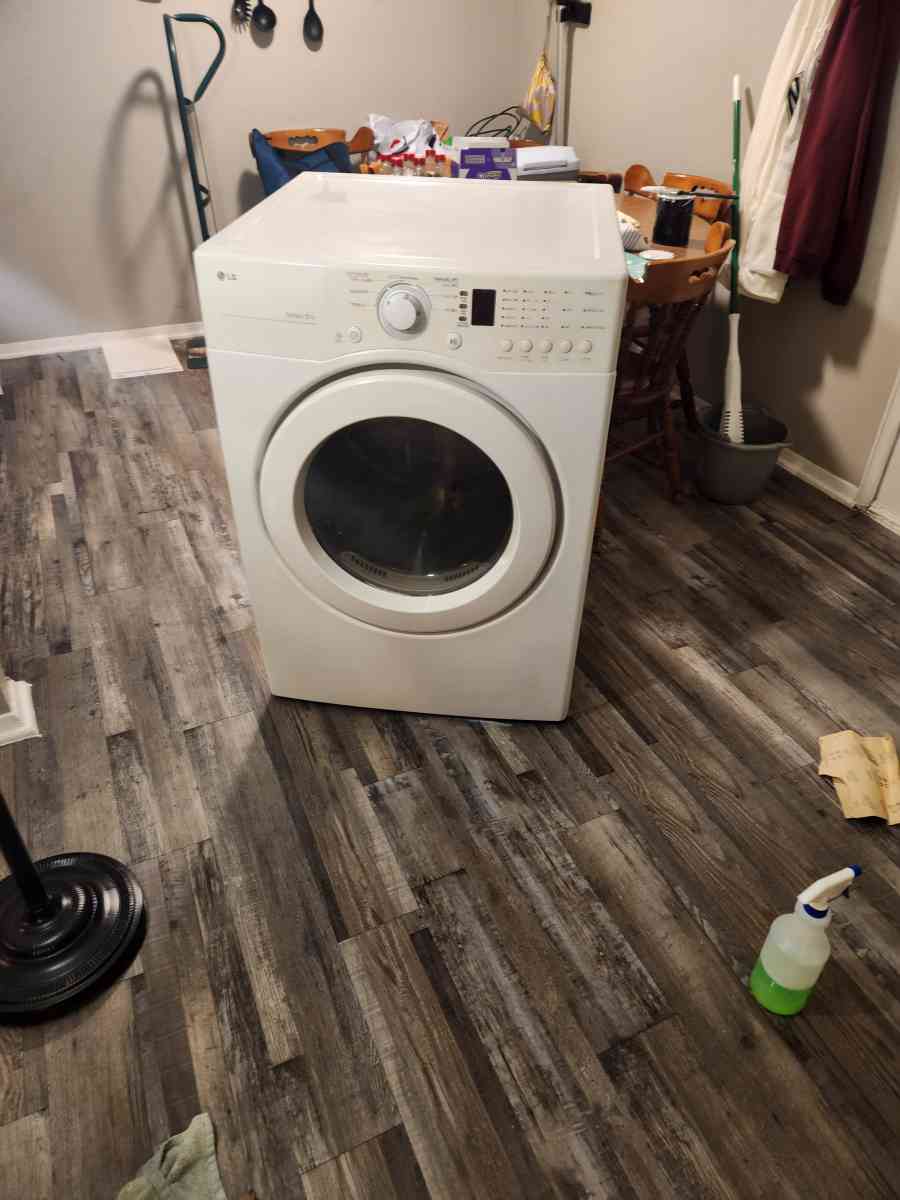 LG front loader dryer and washer