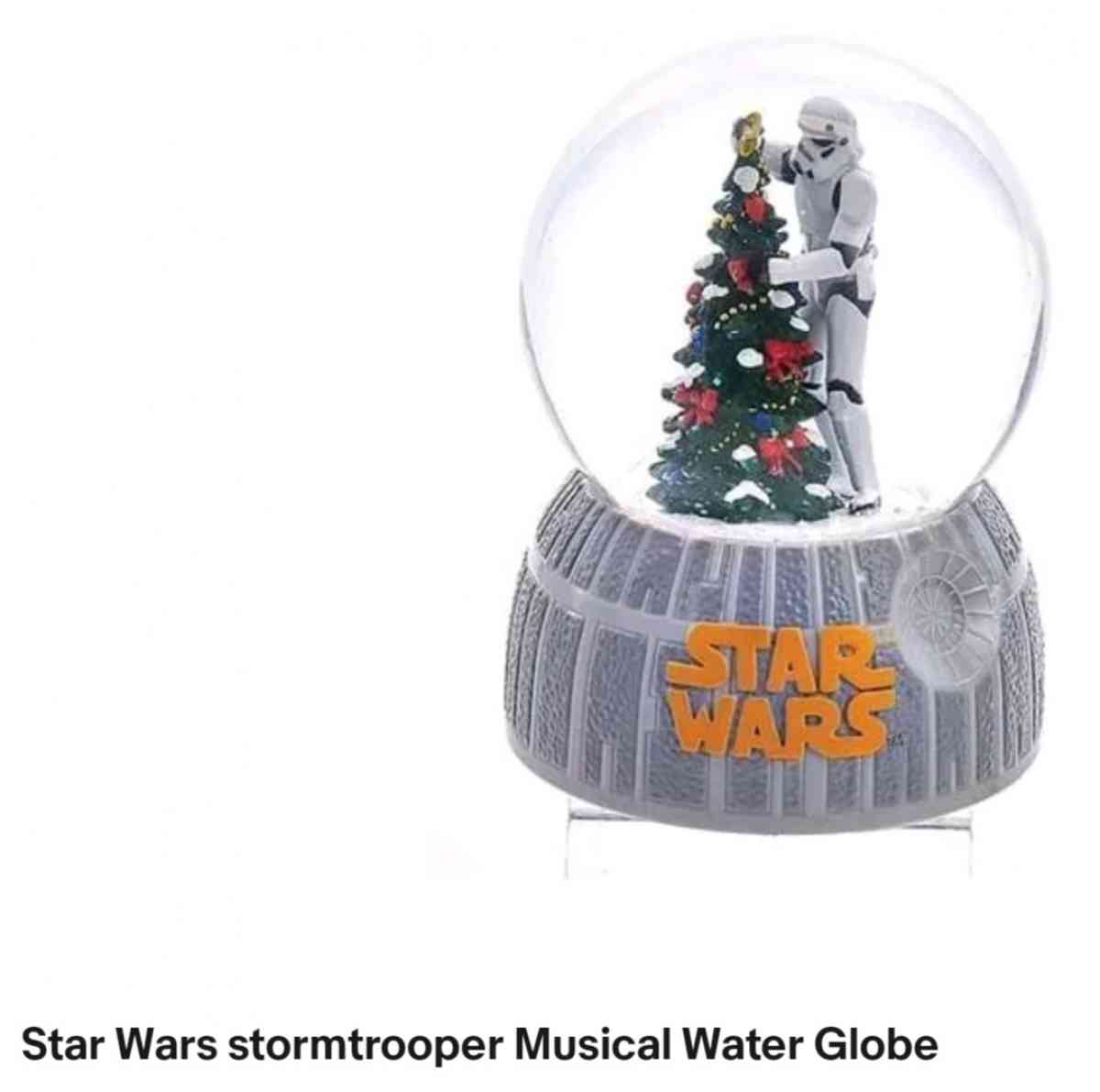 Star Wars stormtrooper Musical Water Globe