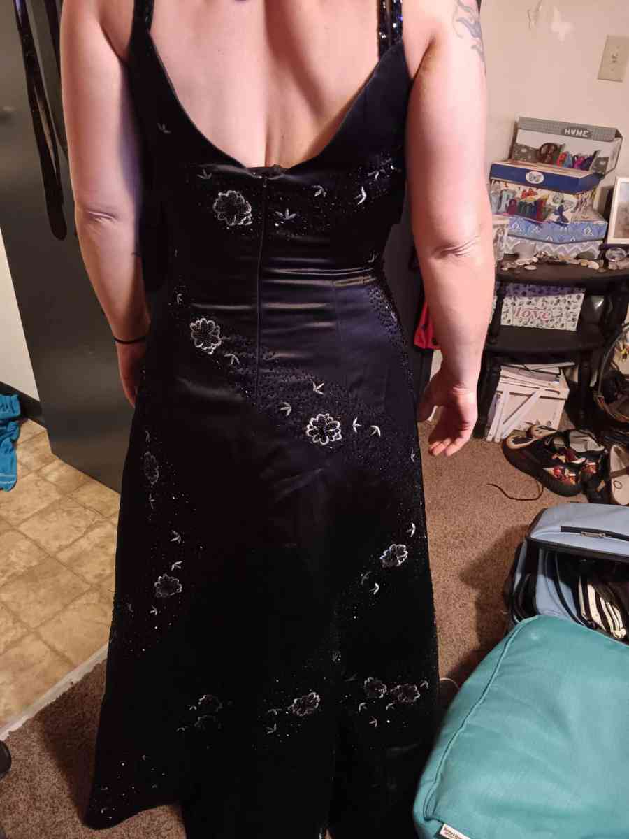 Black and white dress