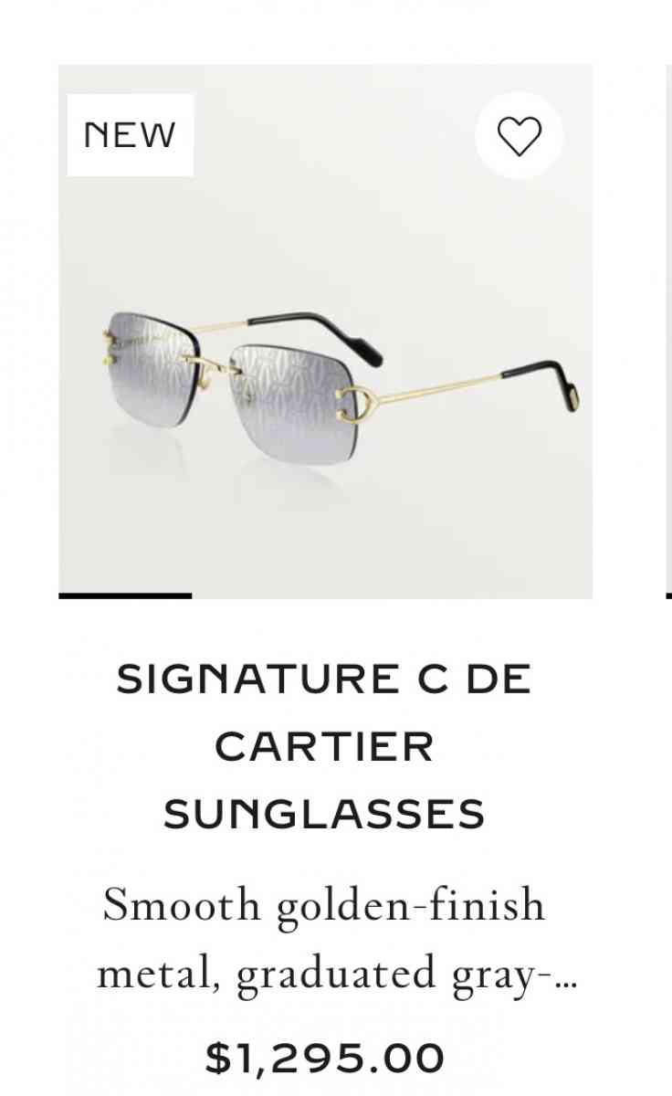 mens Cartier glasses