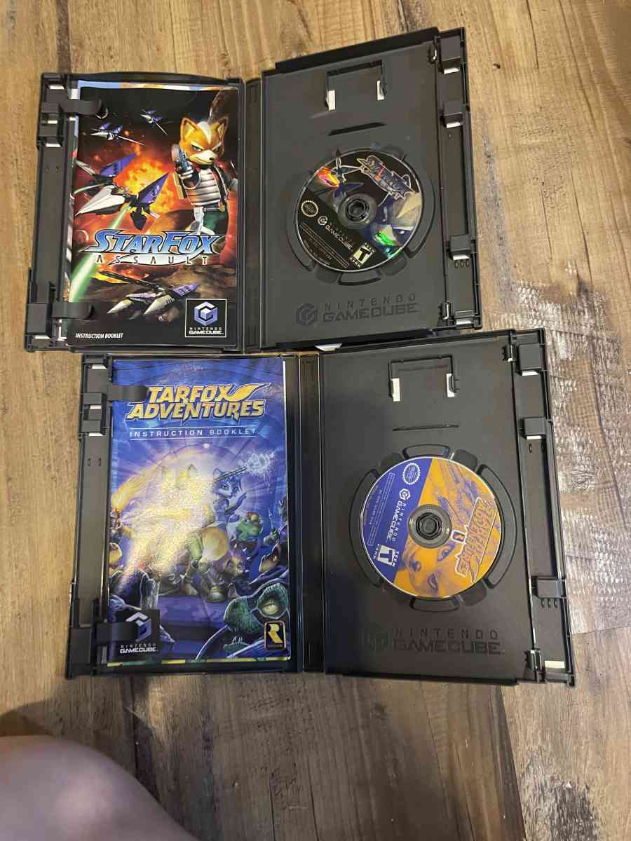 Starfox set of 2 GameCube games