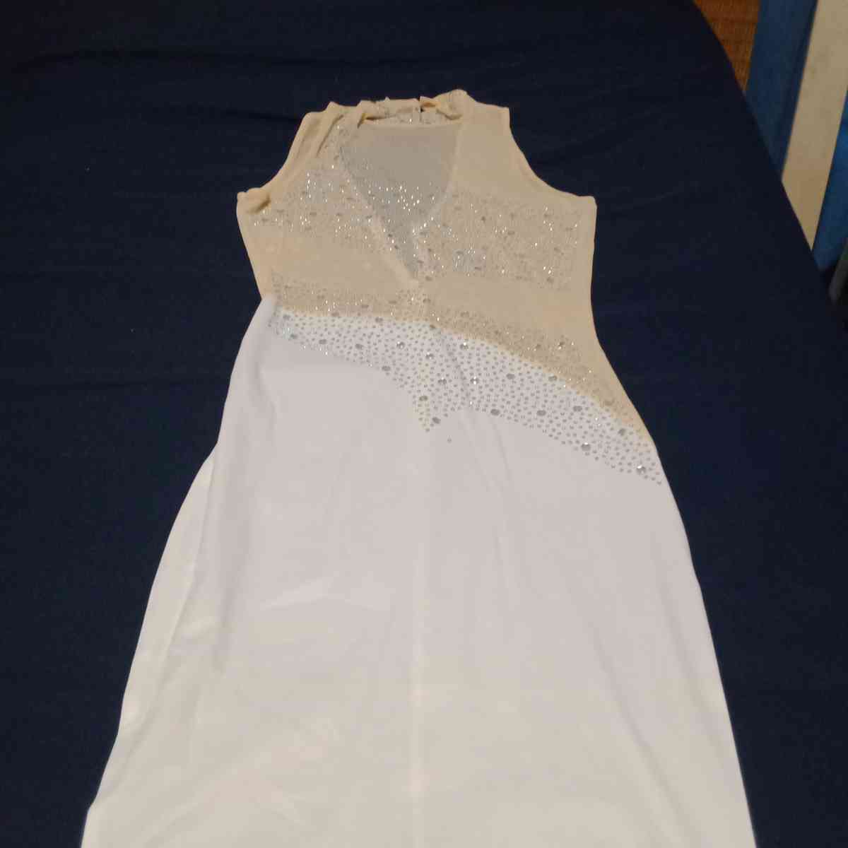 white sexy slim dress