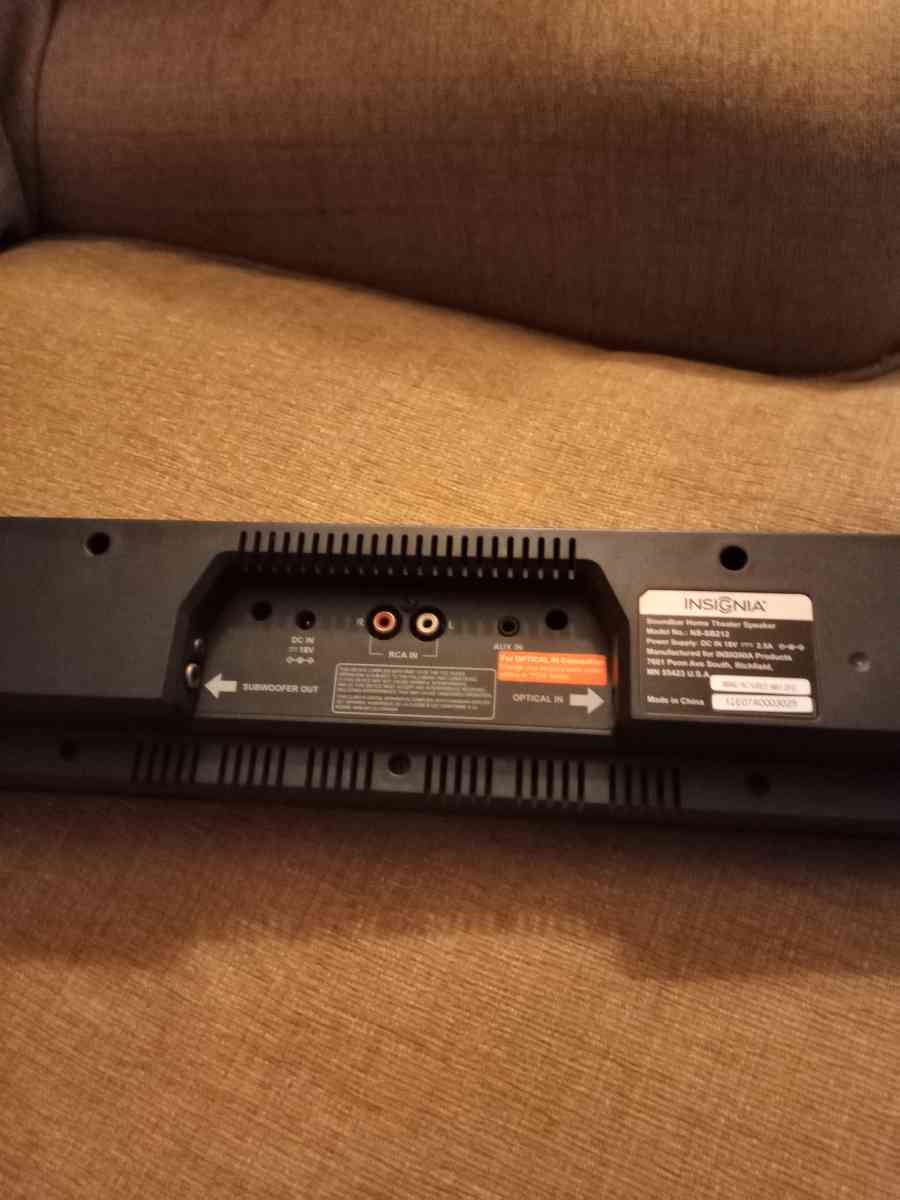 Insignia sound bar