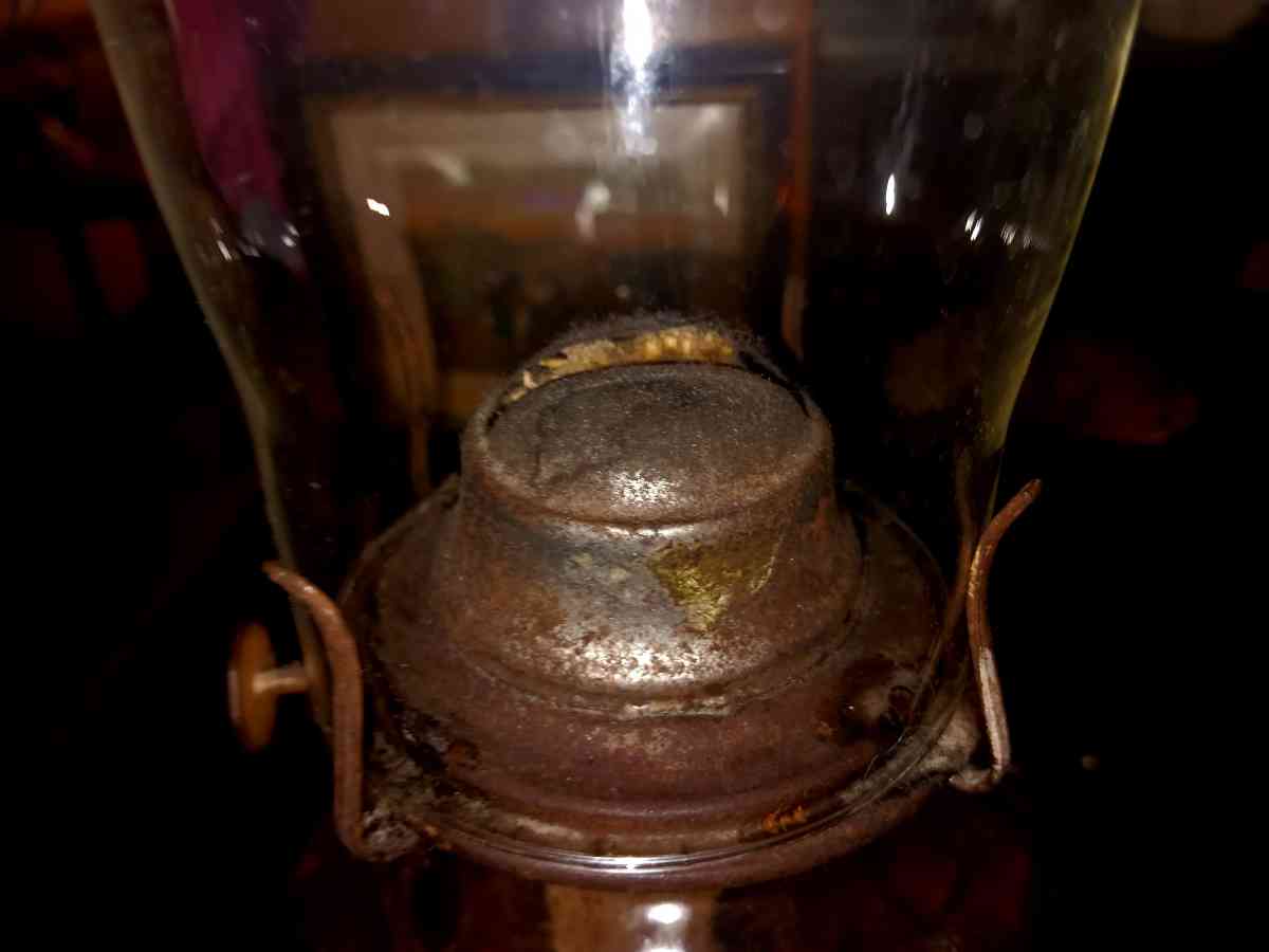 short 10 in  mini hurricane lamp