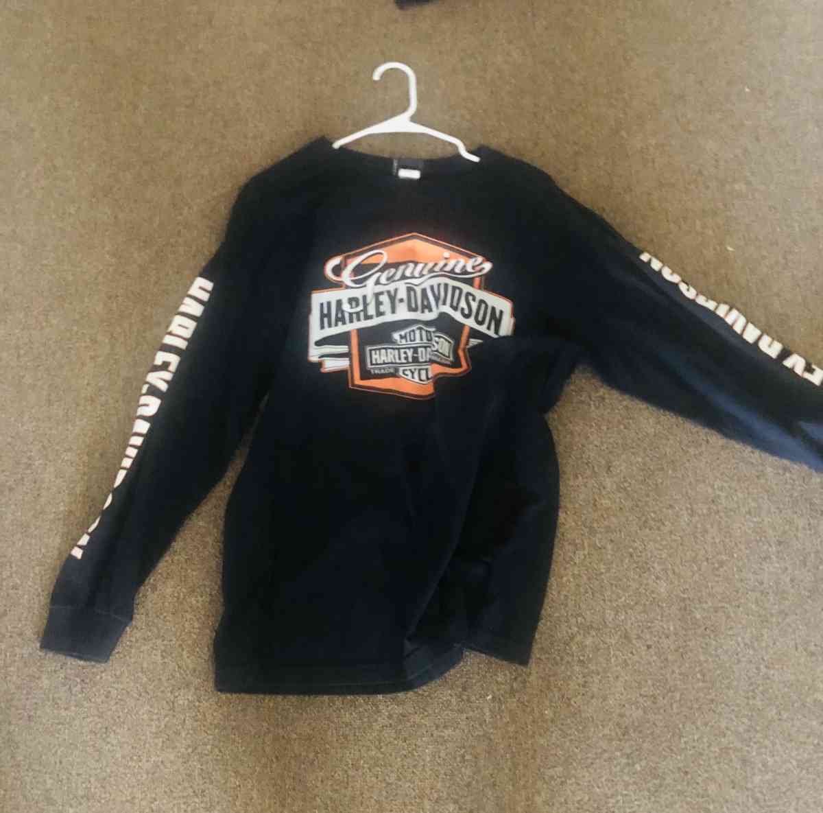 I am selling two Harley Davidson long sleeve