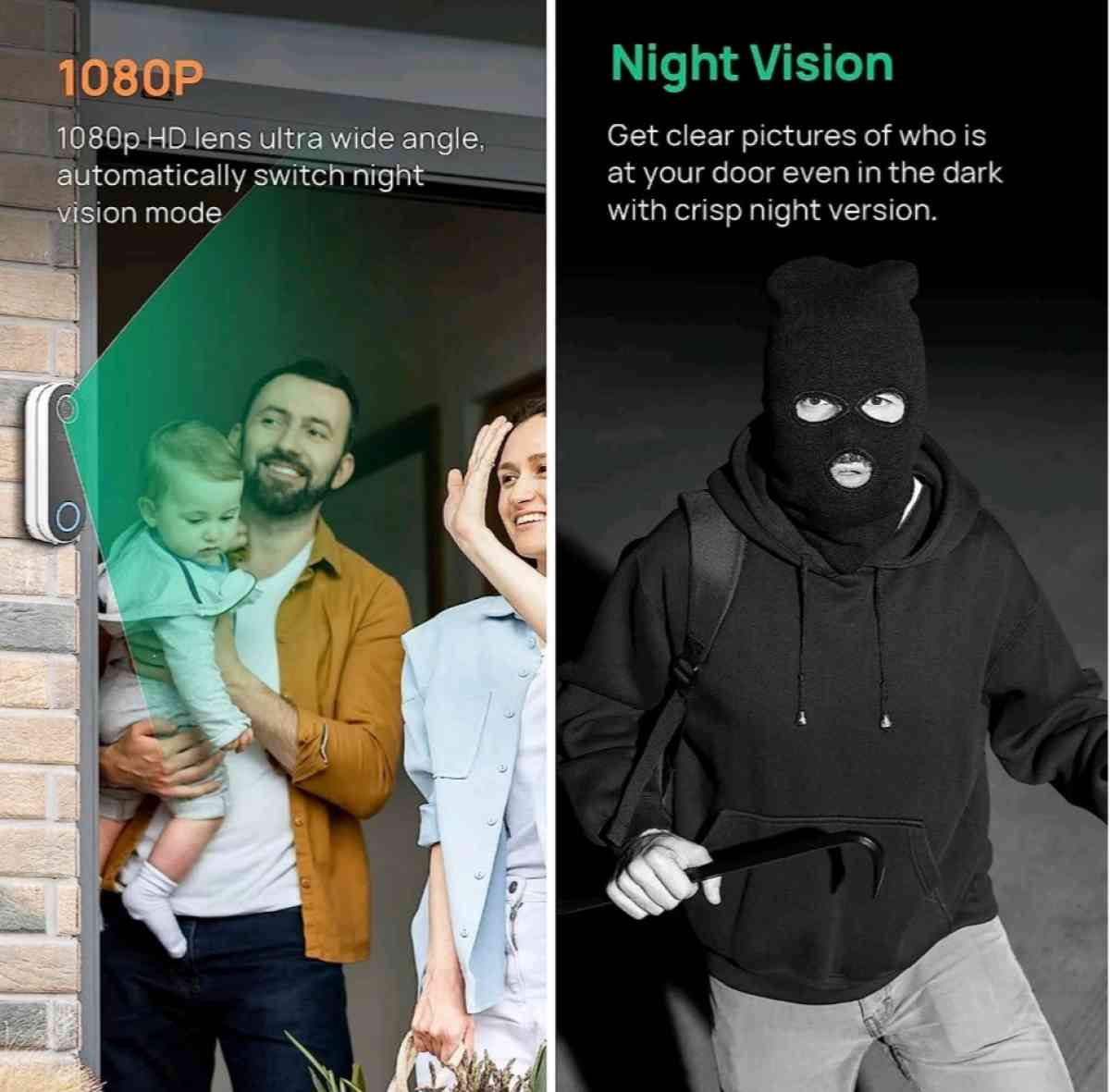 Winess smart wifi video doorbel