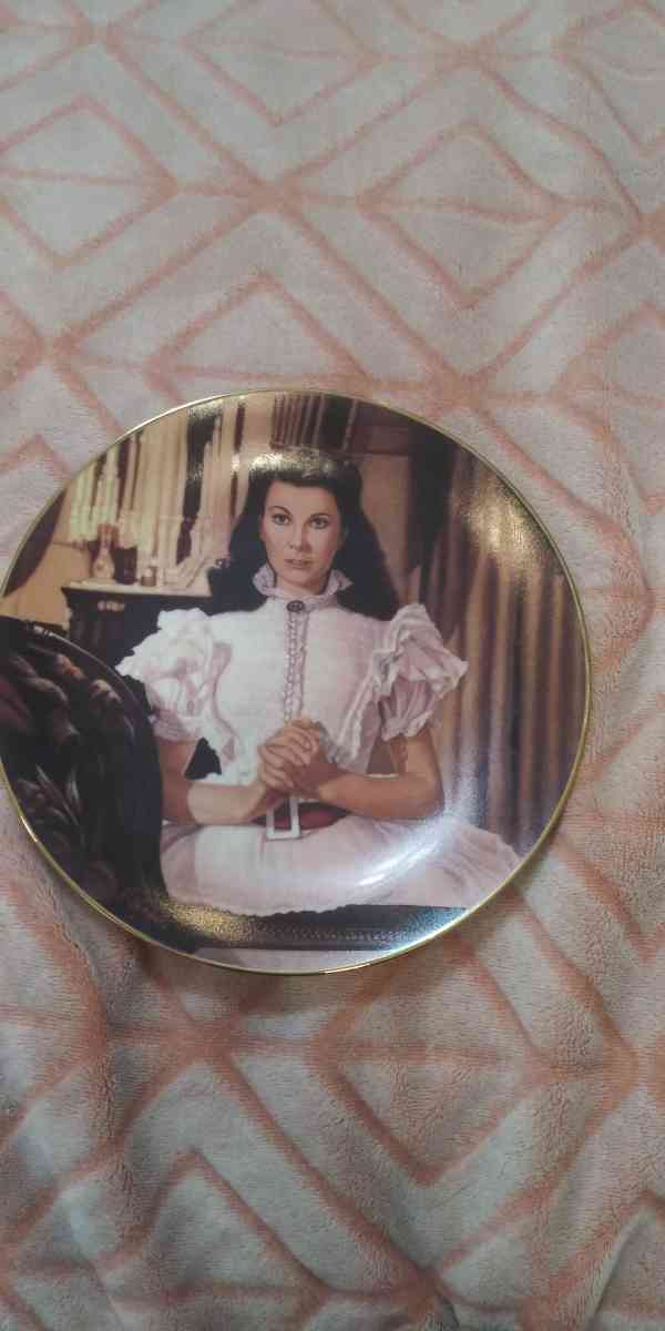 gone with the wind plates