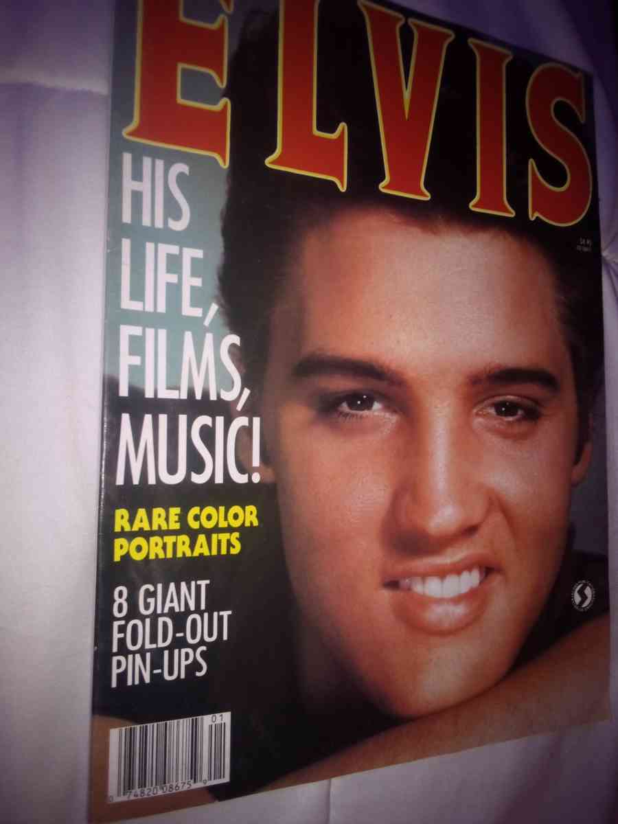 1987 ELVIS PRESLEY MAGAZINE HIS LIFE FILMS AND MUSIC