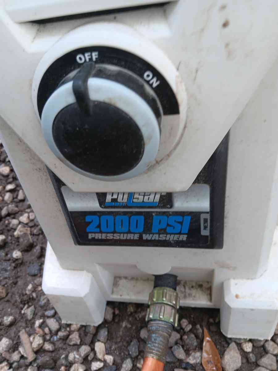 2000psi pressure washer