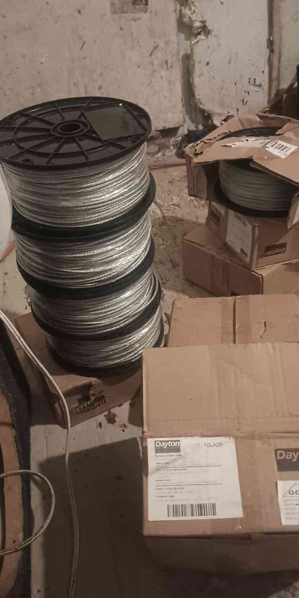 metal steel cable 500ft brand new