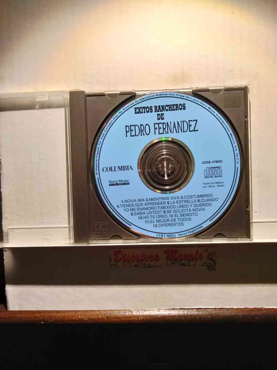 PEDRO FERNANDEZ EXITOS RANCHEROS CD USADO EN EXC COND