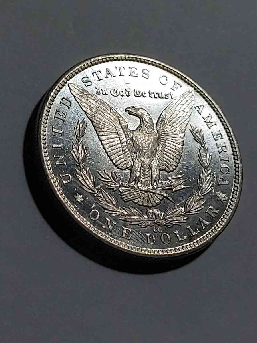 HIGH GRADE GEM DEEP MIRROR DMPL SILVER 1883 cc