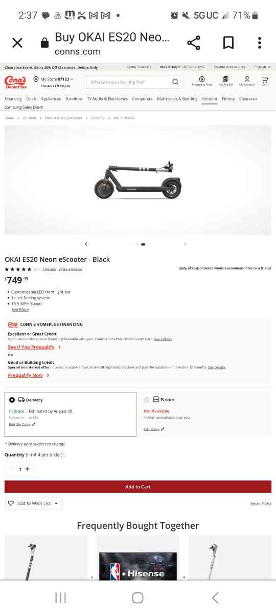electric scooter
