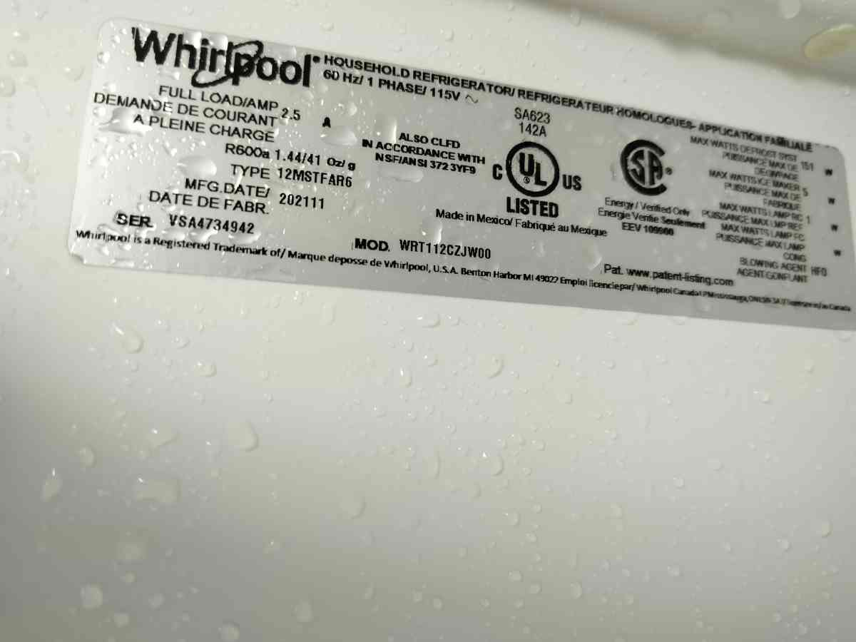 whirlpool Fridges