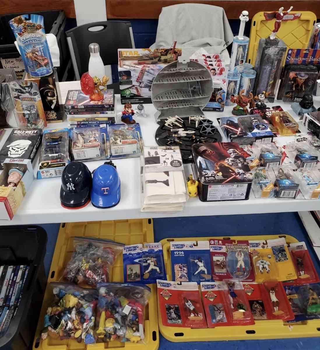 Toys sports cards Pokmon books tools dvd etc