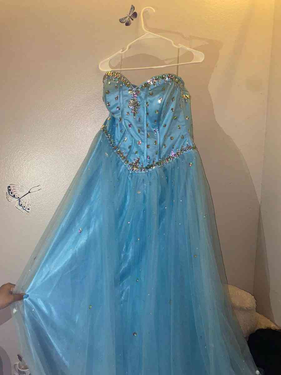Icy Blue Quince Dress