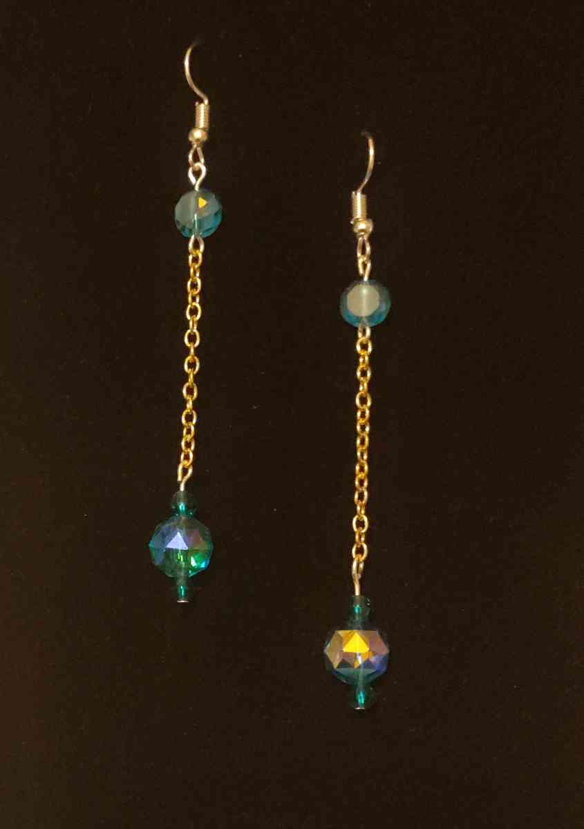 glass bead earrings