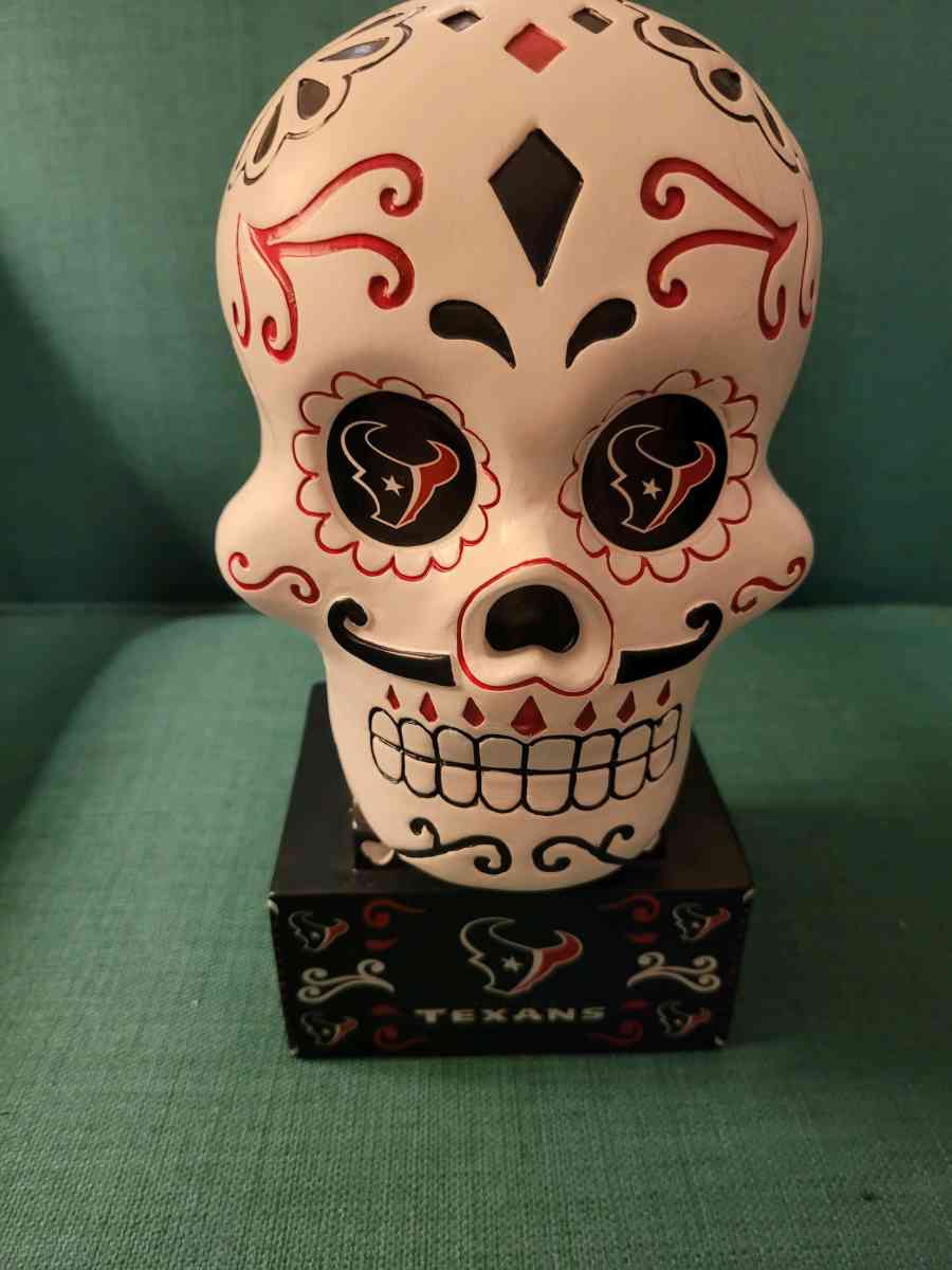 NFL HOUSTON TEXANS SUGAR SKULL STATUE