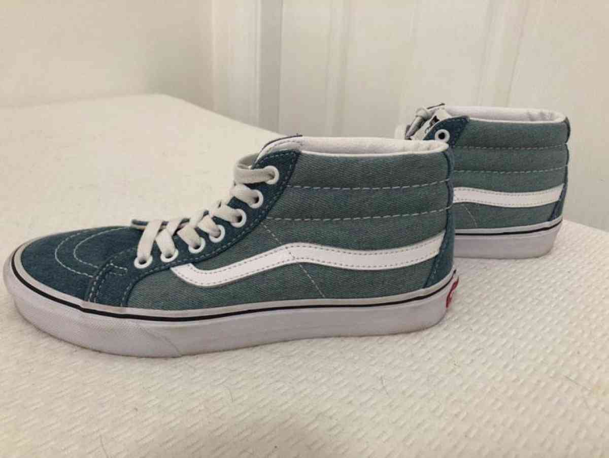New light blue Vans brand shoe