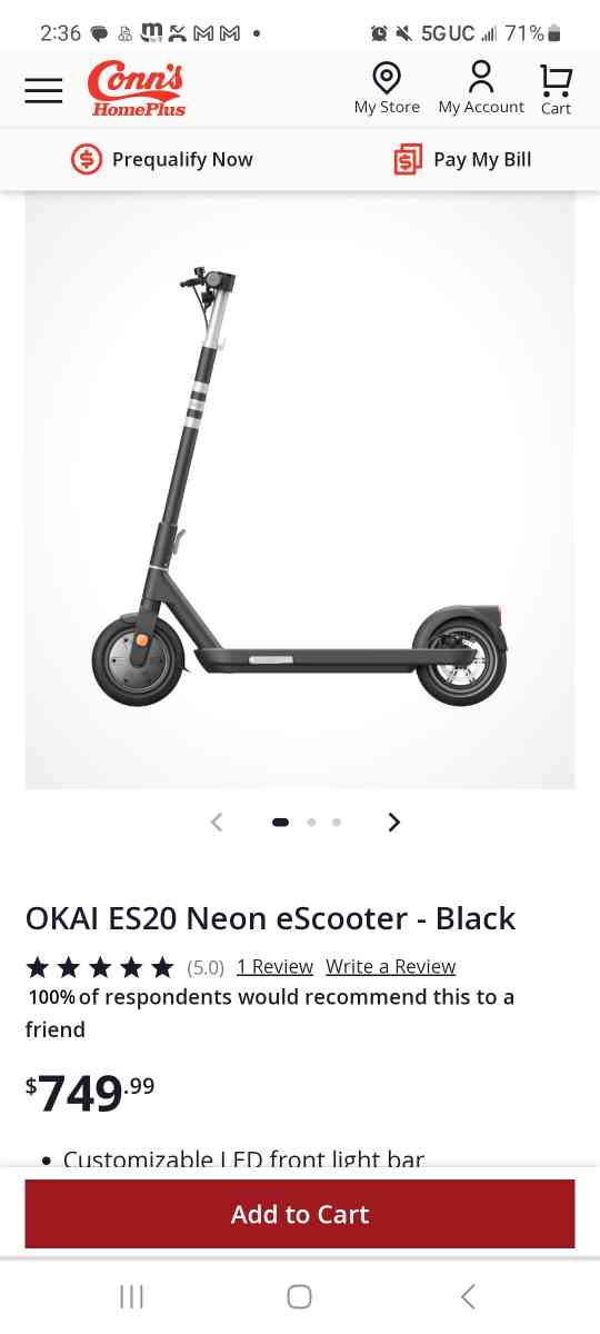 electric scooter
