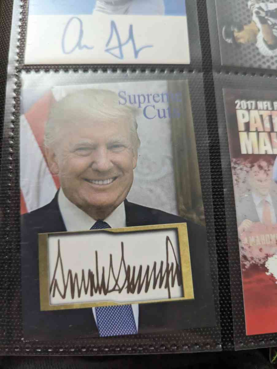 Donald Trump auto reprint