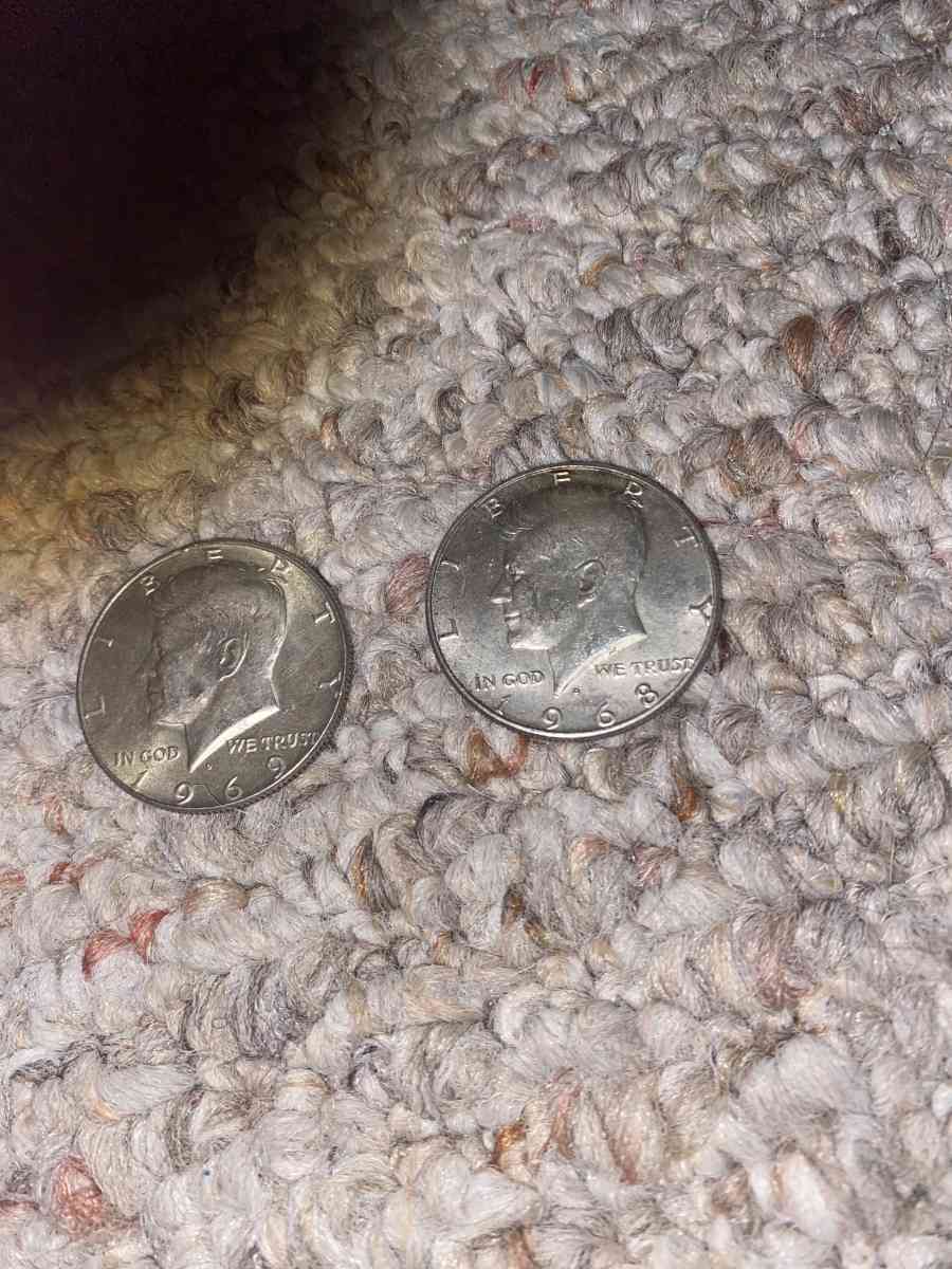 silver Kennedy dollars