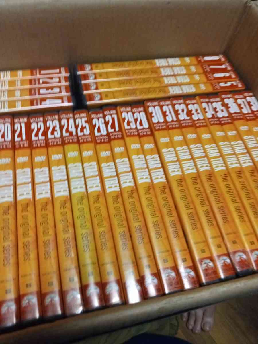 Star Trek 40 volume set DVDS