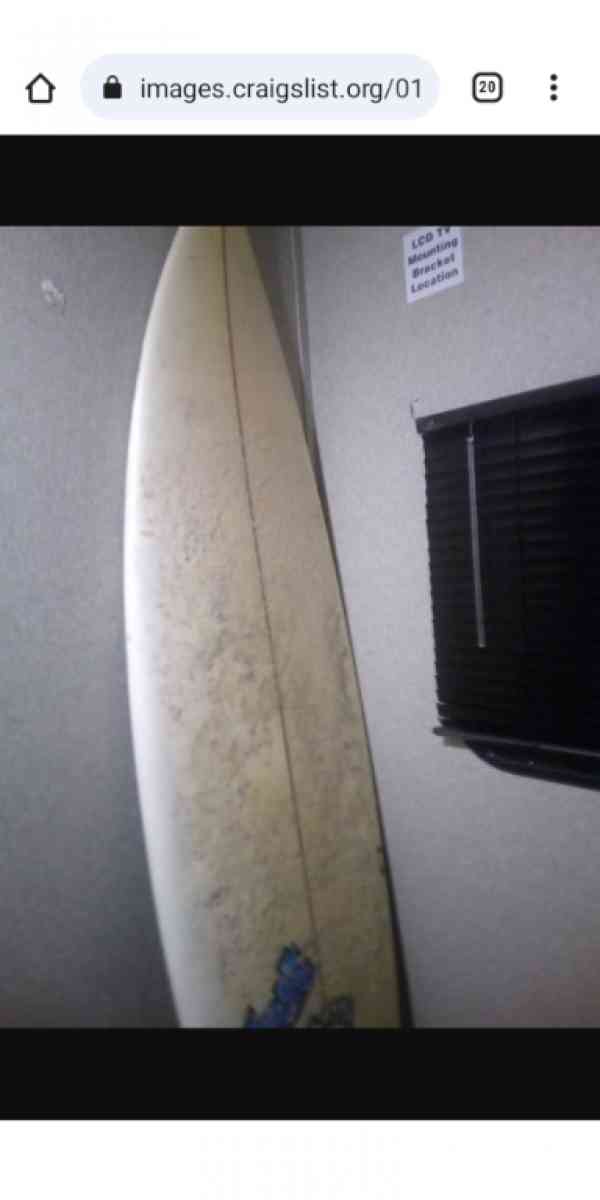 lost surfboard