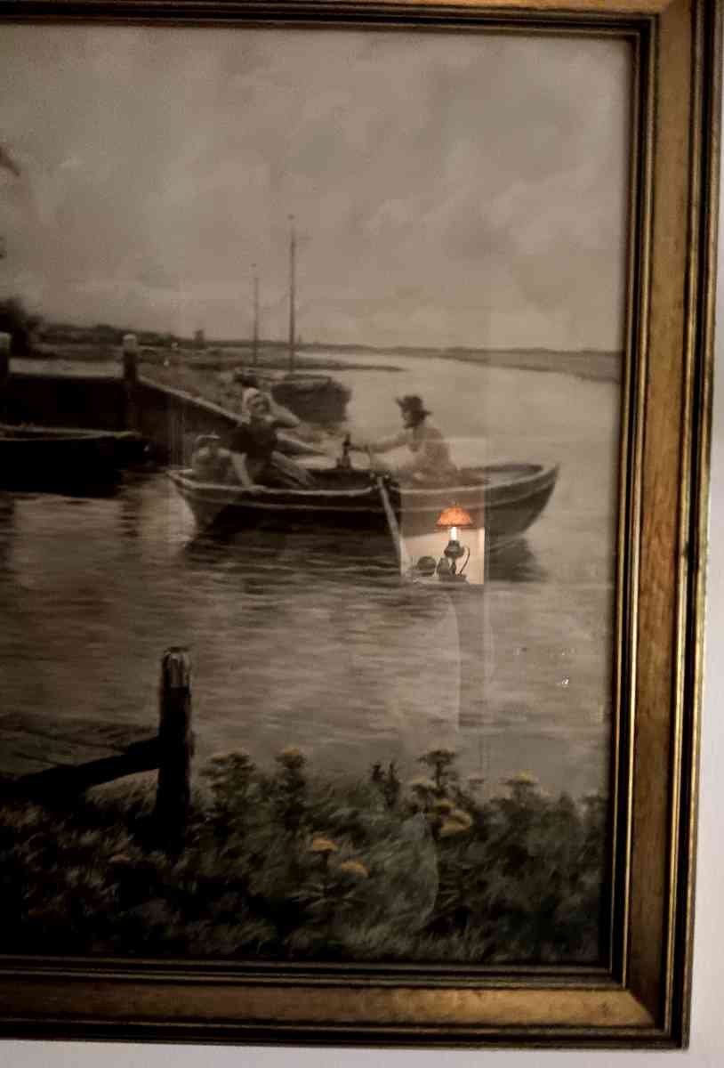 antique beautiful 1930s painting