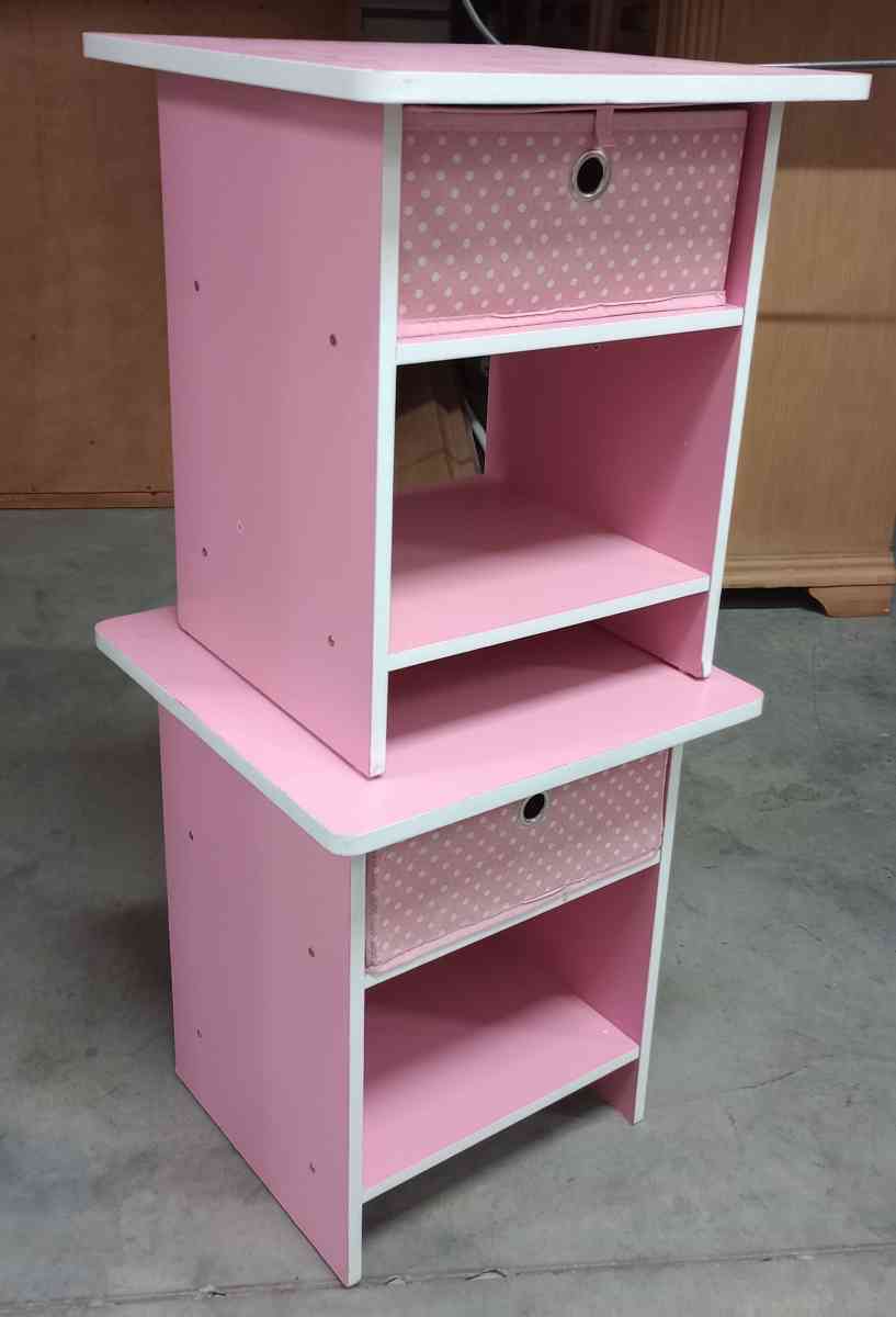 pink kids night stands