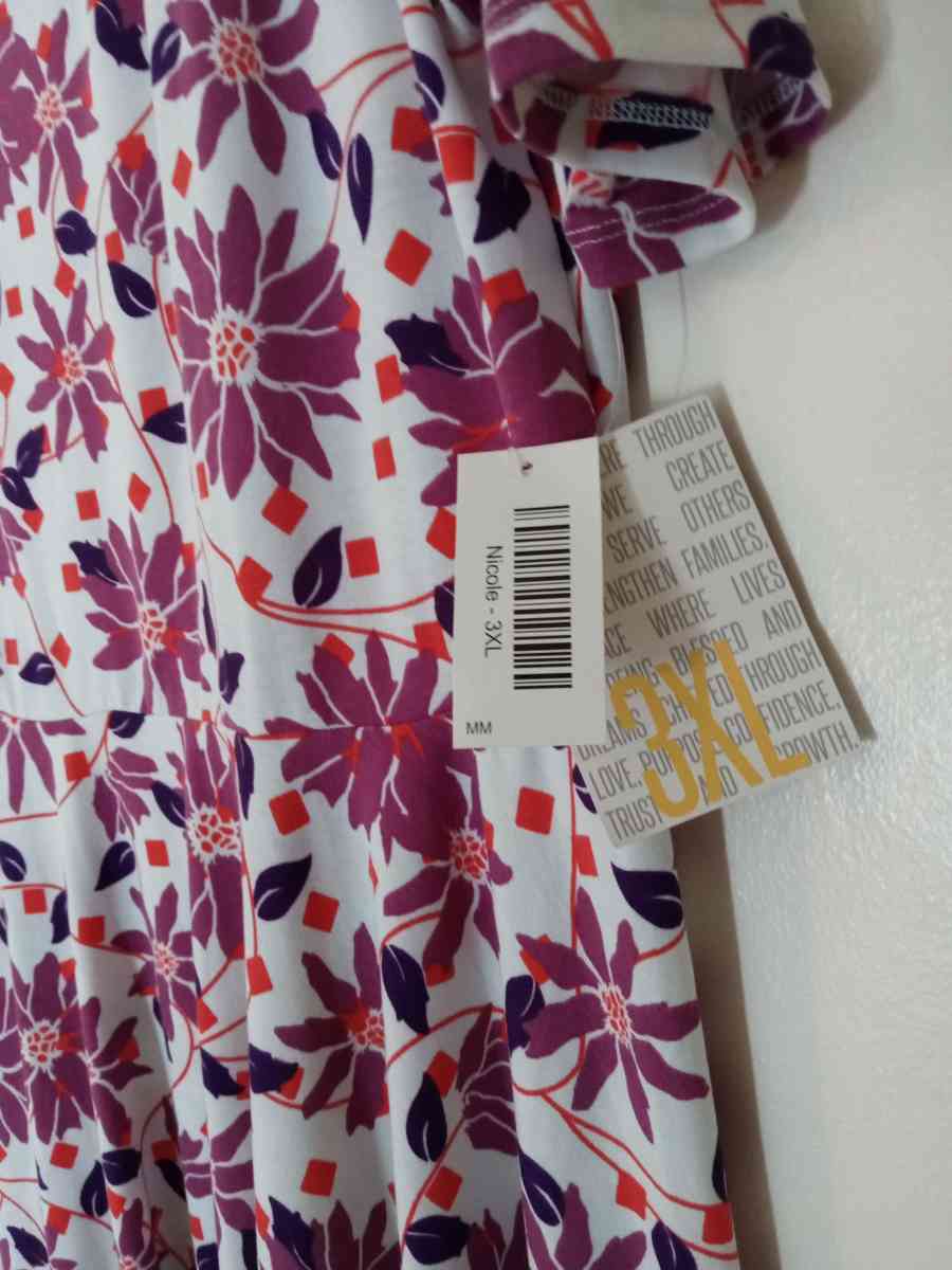 NWTLuLaRoe 3XL Nicole 22 Fits size 26 to 28 Retails for  48