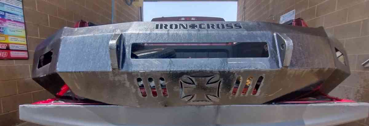 iron cross body armor steel bumper