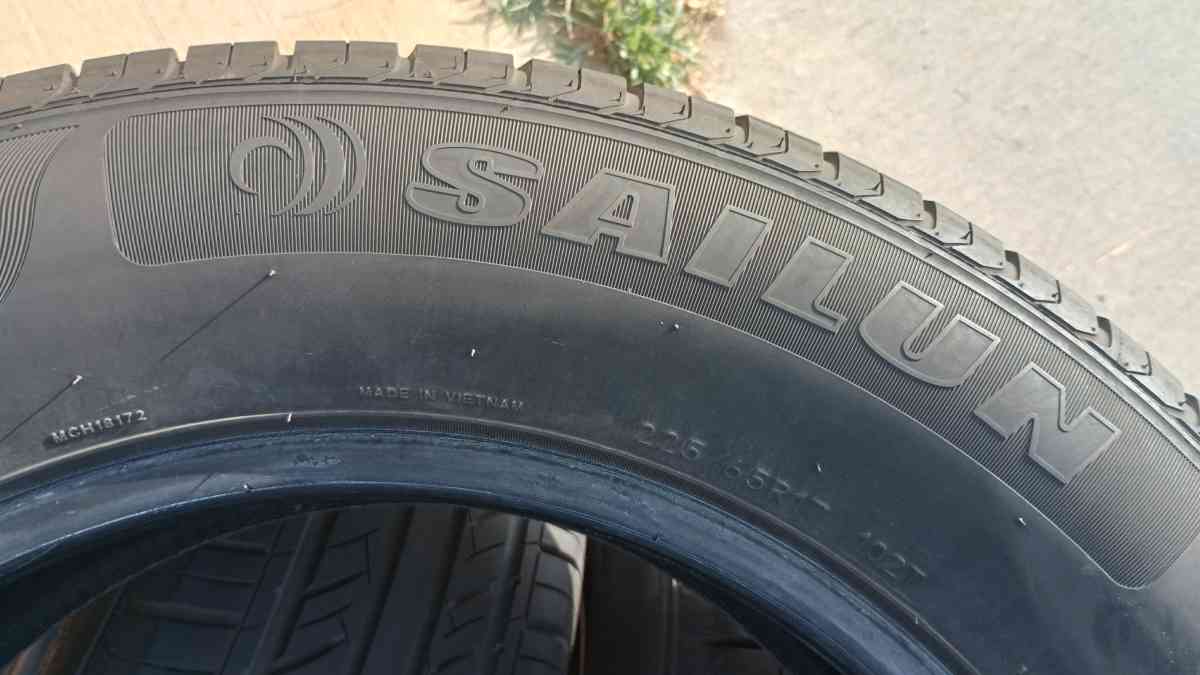 Sailun matching set of 4 tires 225 65 17