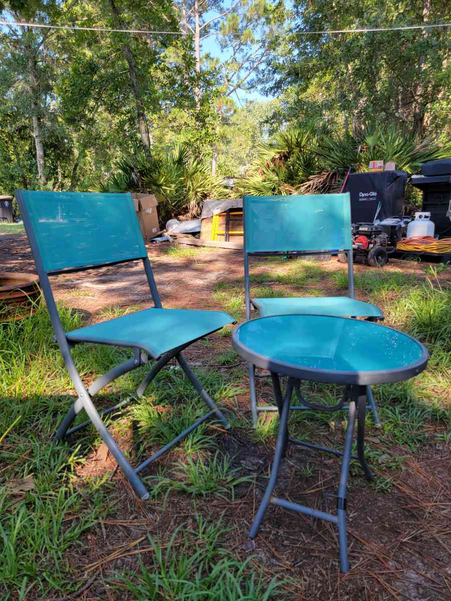 bistro table and chairs set