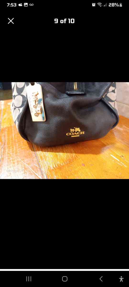 coach shoulder handbag