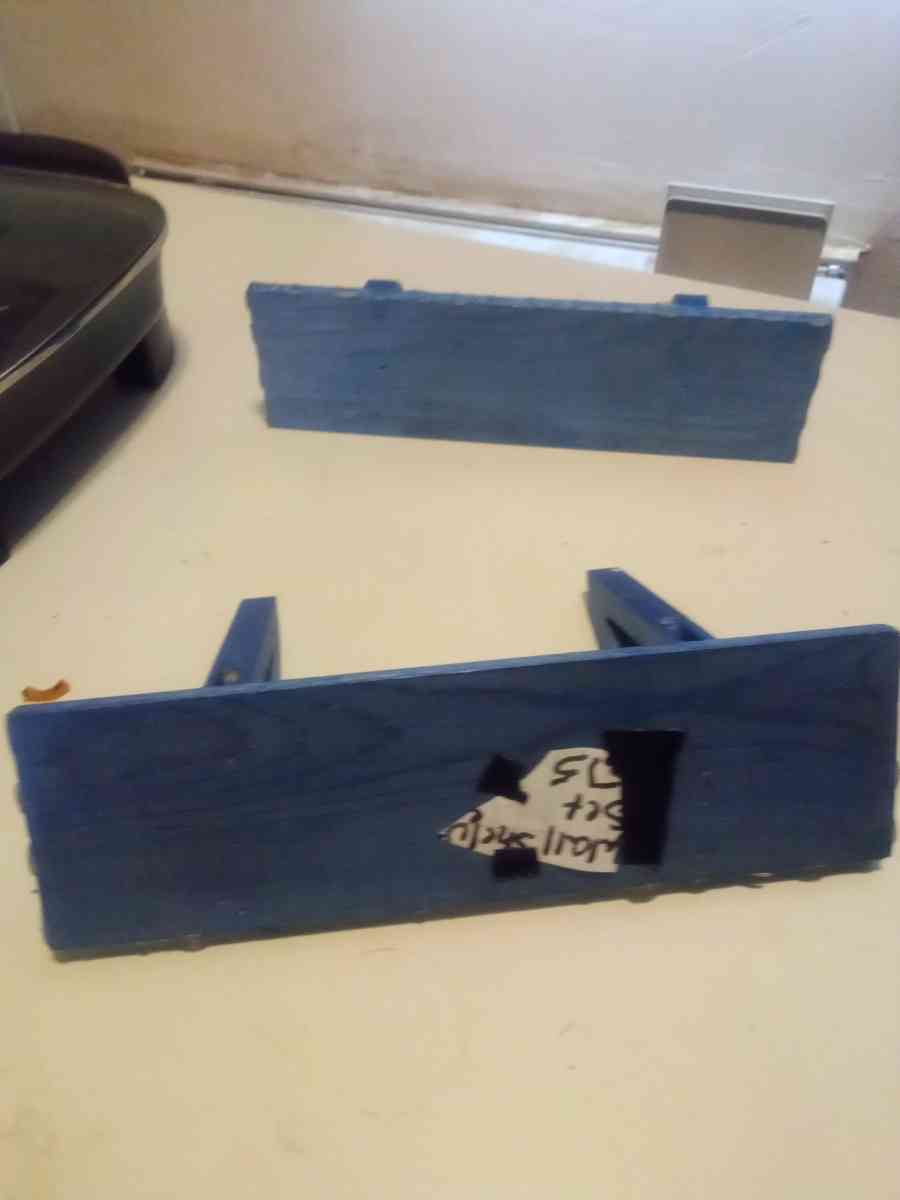 arts crafts shelves set and cross set