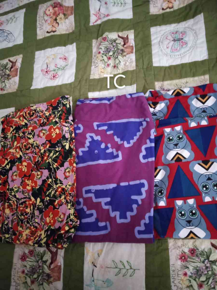 Brand New LuLaRoe TC Leggings 10 each fit size 12 to 18