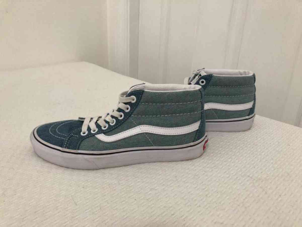 New light blue Vans brand shoe