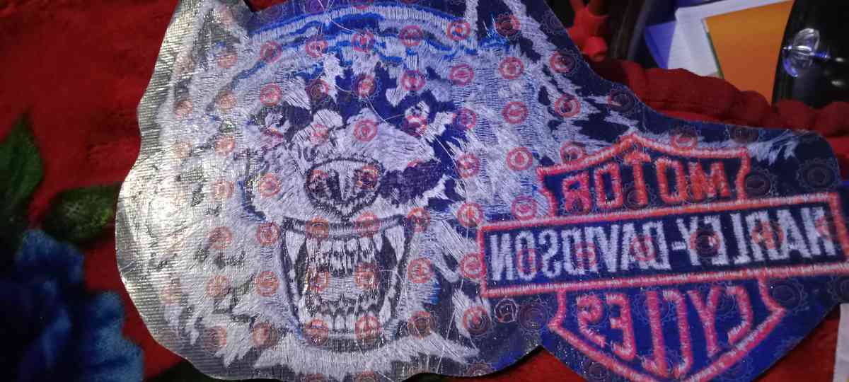 Lone Wolf Harley Davidson patch