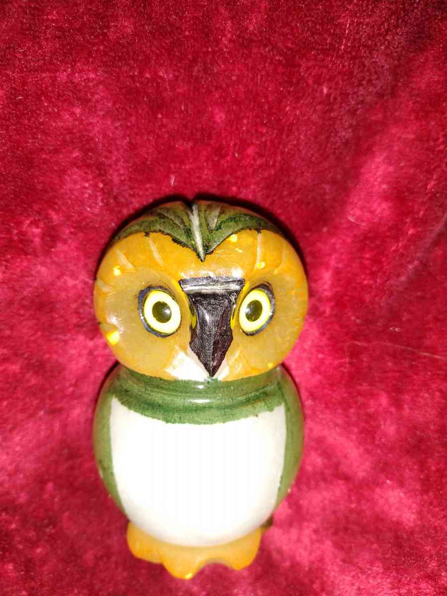 Italian Alabaster Owl sculpture