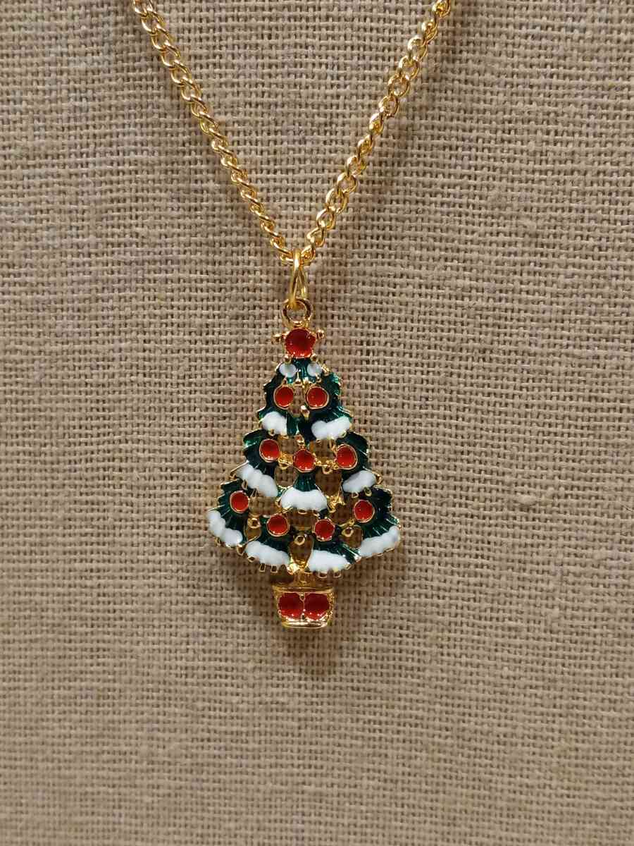 Womens Christmas Necklace
