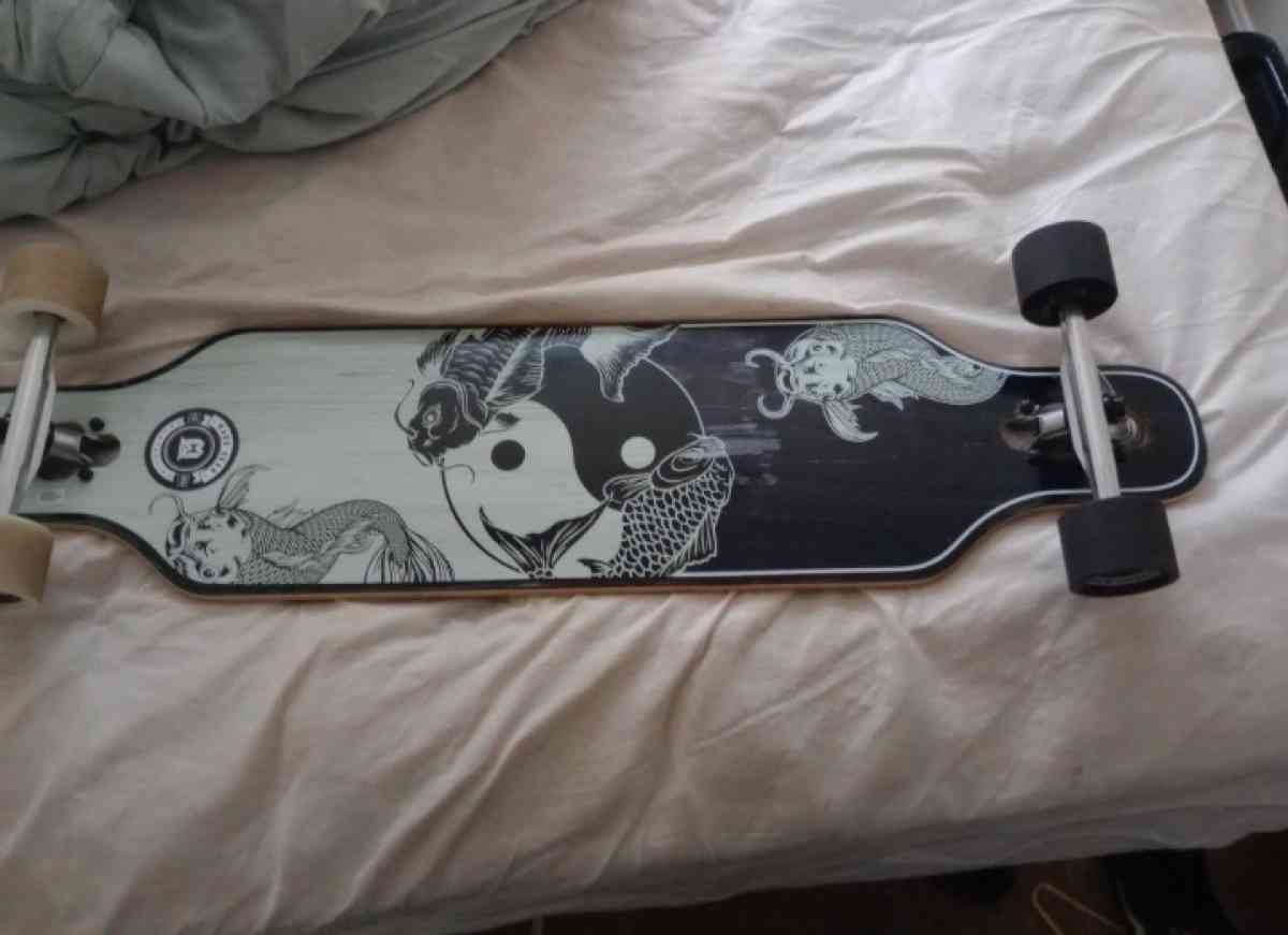 yin and yang longboard